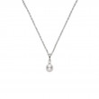 Mikimoto 18K White Gold Akoya  Pearl Pendant