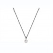 Mikimoto 18K White Gold Akoya  Pearl Pendant
