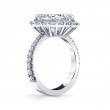 Cushion Cut Diamond Halo Diamond Ring