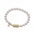 Mikimoto 18K Yellow Gold Akoya  Pearl Bracelet