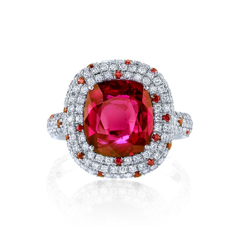 Luxury Vintage Square Cut Faux Ruby Promise Ring Women - Temu