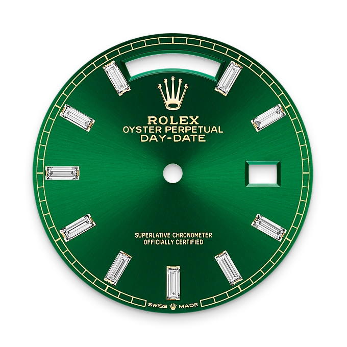 Bright green dial