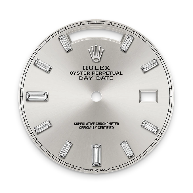 Silver dial