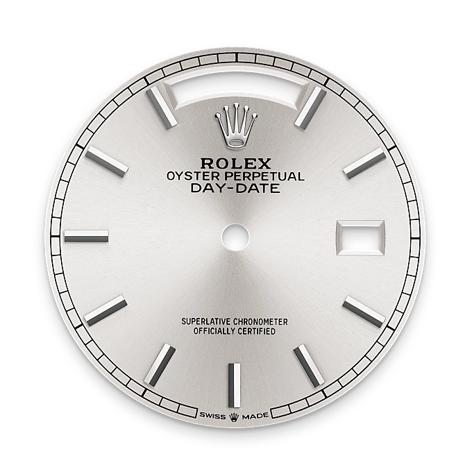 Silver dial